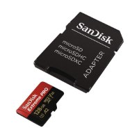 כרטיס זיכרון סנדיסק SanDisk Extreme Pro 128GB Micro SD SDSQXCY-128G