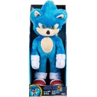 סוניק 2 - בובת פרווה סוניק גדולה 33 ס"מ כחולה - SONIC