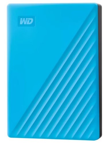 כונן נייד הארד דיסק Western Digital WDBPKJ0040BBL My Passport 4TB כחול ווסטרן דיגיטל