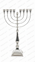 חנוכיה מכסף טהור - מירון חלק M2