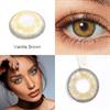 Vanilla Brown 191 - עדשות מגע צבעוניות בפטנט חדשני למראה טבעי