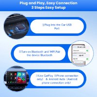 Mini Ultra מתאם לרכב CarPlay ו‑Android Auto אלחוטי Carlinkit