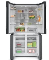 מקרר 4 דלתות בוש 605 ליטר Bosch KFN96AXEA נירוסטה מושחרת