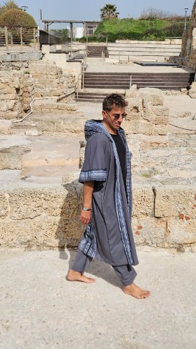 קימונו אפור  Urban Desert Hood