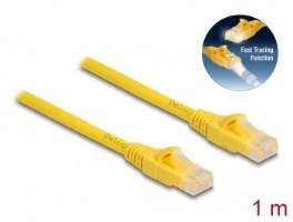 כבל רשת Delock RJ45 Cable Cat.6A U/UTP Fast Tracing 1 m