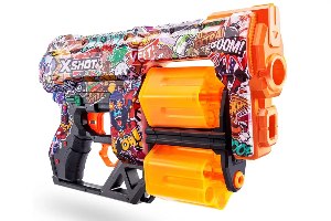 רובה עם 12 חצים לילדים Zuru: X-Shot Skins Dread Blaster - Sketch