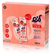 מארז של 10 יח' רצועות פרי תות