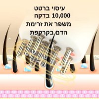 מכשיר לעיסוי ועידוד צמיחת שיער