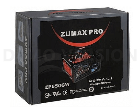 ספק כח ZUMAX PRO 550W + CAB 6PIN