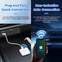 U2W Mini מתאם לרכב CarPlay אלחוטי Carlinkit