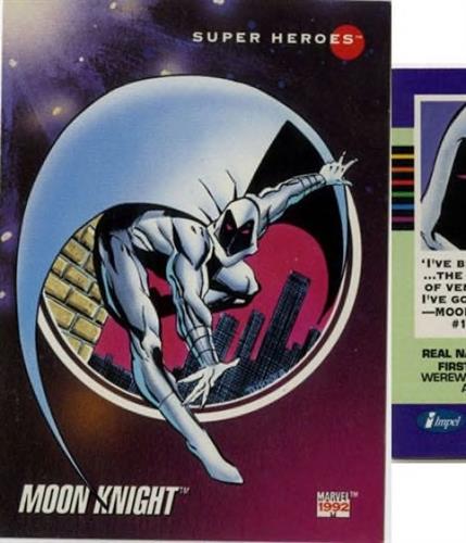 קלף בודד מארוול marvel - moon knight - Universe Series 3 - 32