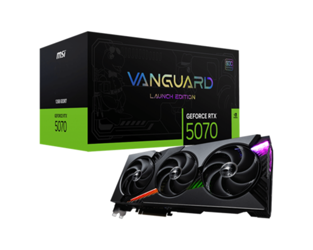 כרטיס מסך MSI  MSI GeForce RTX 5070 12G VANGUARD SOC