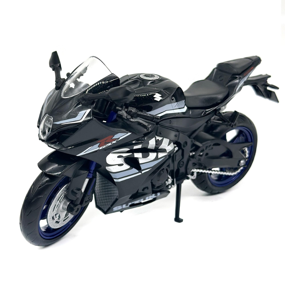 דגם אופנוע סוזוקי R1000R שחור קנה מידה 1:12