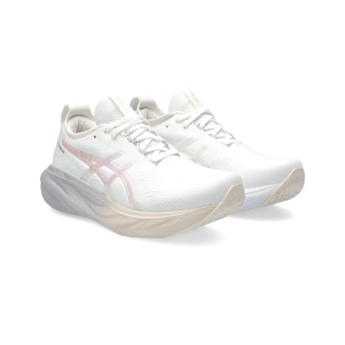 GEL NIMBUS 25 ANNIVERSARY WHITE ROSE WOMEN'S אסיקס ג'ל נימבוס 25 אניברסרי לבן רוז נשים