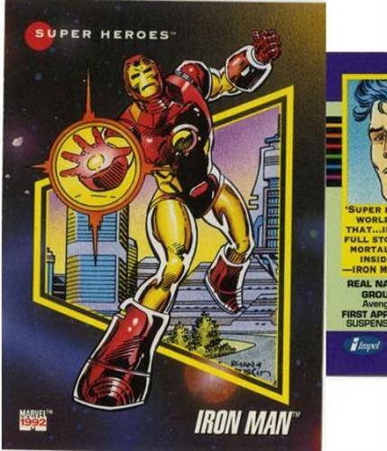 קלף בודד מארוול marvel - iron man - Universe Series 3 - 62