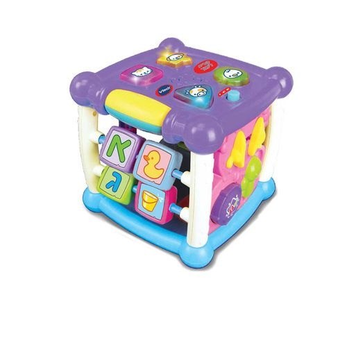 קוביית לימוד סגולה -  Vtech