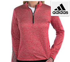 Adidas women's quarter zip pullover