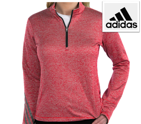 Adidas women's quarter zip pullover