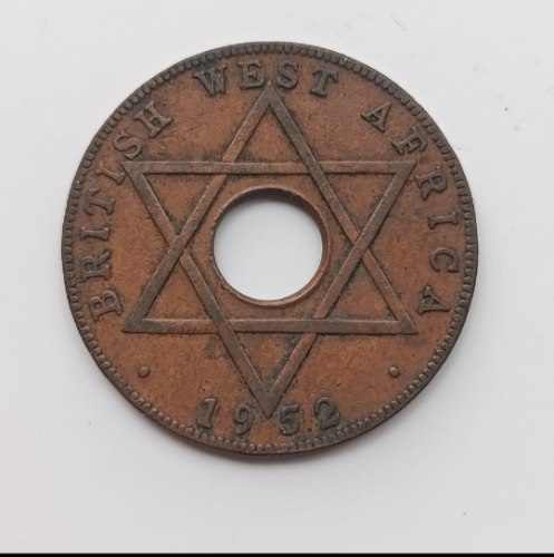מטבע חצי פני  – שנת 1952, אפריקה המערבית הבריטית