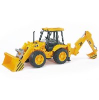 ברודר - טרקטור JCB דחפור + שופל - Bruder 02428