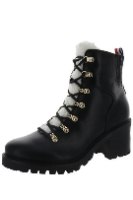 TOMMY HILFIGER Womens Black Booties