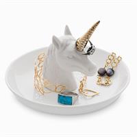 חד קרן פורצלן גדול לטבעות ותכשיטים Unicorn XL - מארז לא מושלם