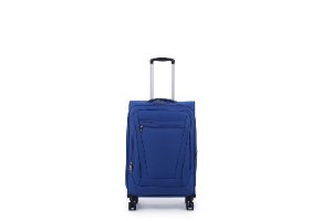 סט 3 מזוודות SWISS בד קלות וסופר איכותיות - צבע כחול