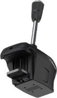 ידית הילוכים Turtle Beach VelocityONE Multi-Shift PC/Xbox One/Xbox Series X/S – ידית שחורה ומוט כסוף נראים מלמטה