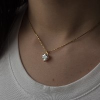 שרשרת לילי|תליון זרקון לב
