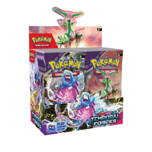 Pokemon TCG:Scarlet & Violet 5 Temporal Forces Booster Box קלפי פוקימון מקוריים בוסטר בוקס