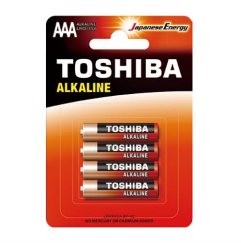מארז 12 רביעיות סוללות AAA - חברת Toshiba
