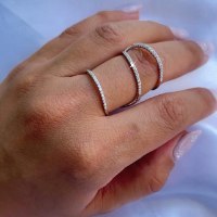 טבעת ספירלה דולי - כסף 925