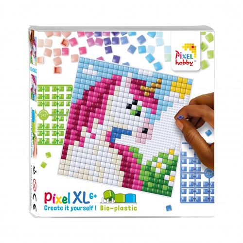 חד קרן - תבנית 12/12 ס"מ | פיקסל הובי XL