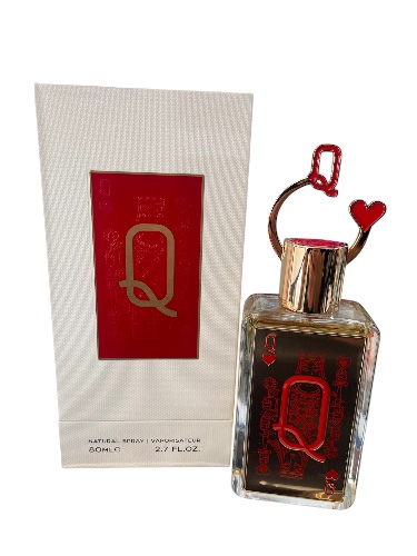 Queen of Hearts Fragrance World בושם יוניסקס א.ד.פ 80 מ״ל
