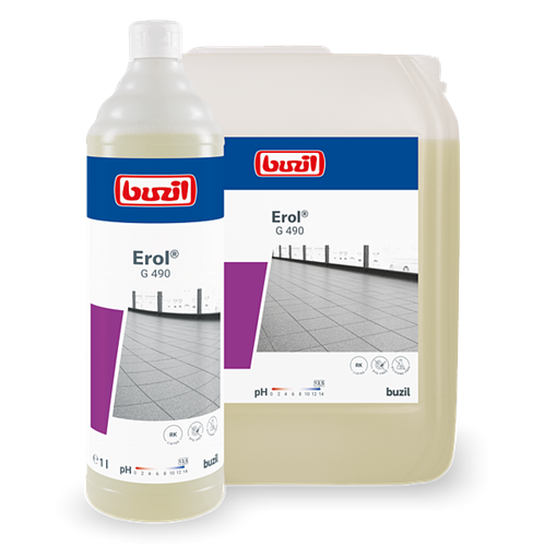 חומר לניקוי עמוק של גרניט פורצלן ⁦Buzil Erol G 490⁩ ‏| ⁧1 ליטר⁩