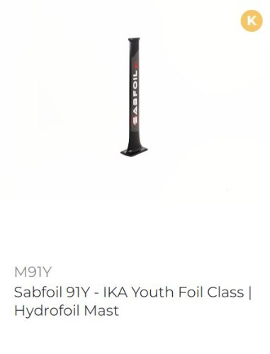 Carbon Mast 91Y - IKA YOUTH FOIL CLASS