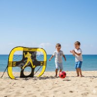 שער כדורגל פלסטיק נייד עם מטרה 76X76X102 סמ PPG-02S מבית DERBY