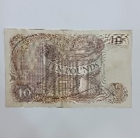 שטר בריטי 10 פאונד – Bank of England Series C | חתימת J. B. Page (1975-1978)