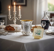 גביע נהרות גפן מכסף טהור A