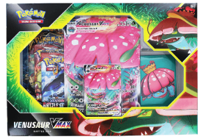 Pokemon TCG: Venusaur VMAX Box קלפי פוקימון TCG מקוריים מארז וינאזור