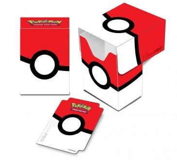 קופסת אחסון לדק קלפי פוקימון PokeBall Full View Deck Box for Pokemon