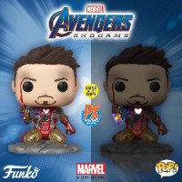 בובת פופ 580 Avengers Endgame: I Am Iron Man Glow-in-The-Dark Deluxe POP FUNKO