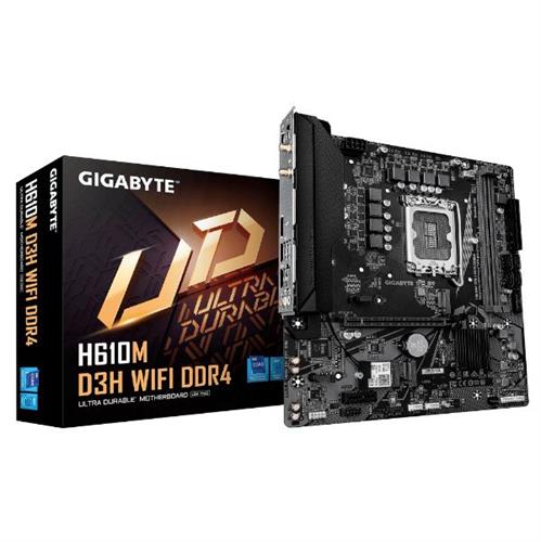 לוח אם Gigabyte H610M D3H WIFI DDR4 M-ATX 2x M.2 BT LGA1700