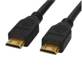 כבל מסך מסוכך Mini HDMI זכר לחיבור Mini HDMI זכר באורך 1.5 מטר