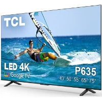טלוויזיה חכמה 43" TCL 4K דגם 43P635