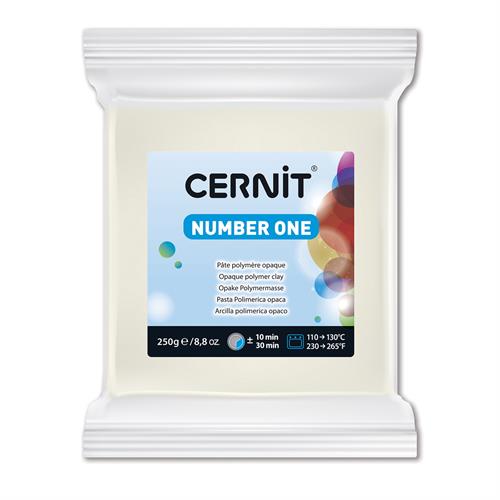 חימר פולימרי סרניט סדרה 1 - 250 גרם לבן אטום