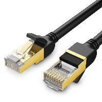 כבל רשת מצופה זהב - UGREEN CAT7 F/FTP | 10GBPS | 600MHZ | 28AWG | 1M