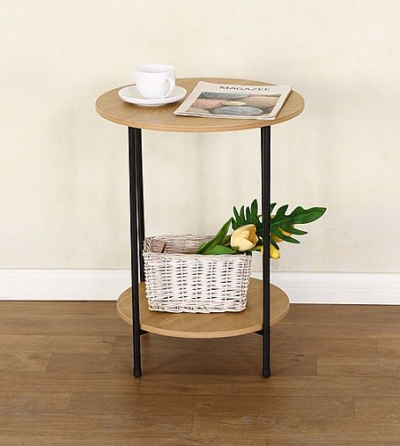 שולחן צד קפה לסלון עגול דגם אלון ALON משלוח חינם