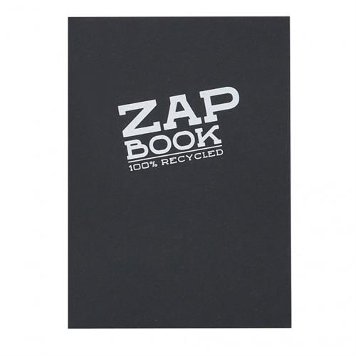 מחברת Zap Book מודבקת 160 דף 80 גרם A6 שחורה