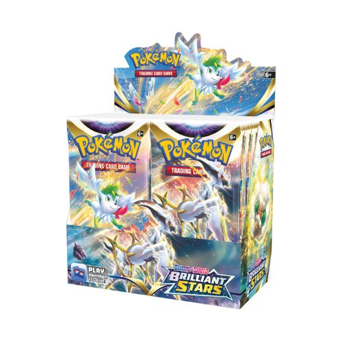 קלפי פוקימון בוסטר בוקס 2022 Pokemon TCG Sword & Shield 9 Brilliant Stars Booster Box